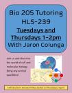 Biol 205 Workshop flyer w/Jaron