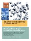 Chem 213 Workshop flyer